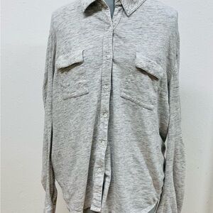 Splendid Heather Gray Button Down Shirt